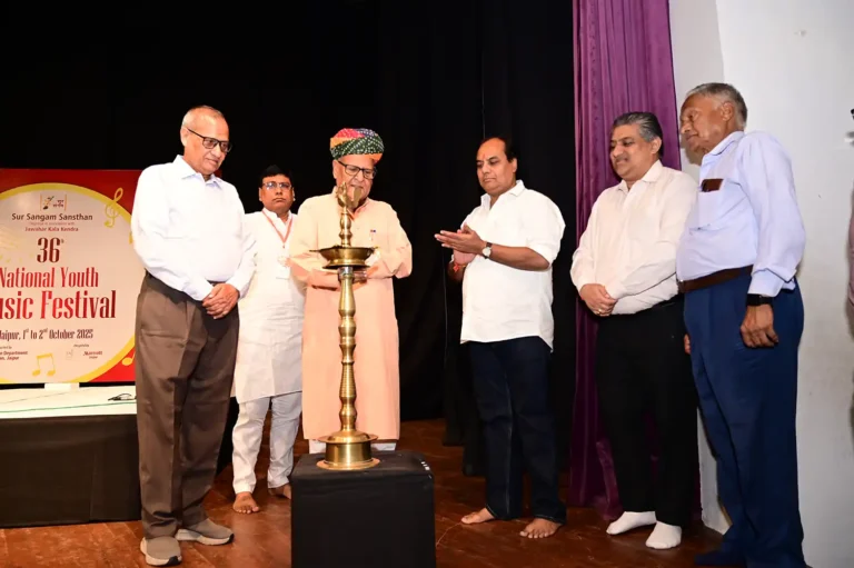 Shree Onkar Singh Ji Lakhawat - Inaugurate 36 National Singing competition Sur Sangam